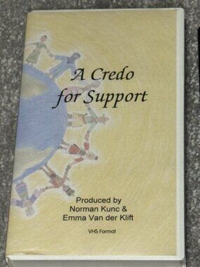 A Credo For Support VHS Tape Norman Kunc Emma Van Der Klift Axis1995